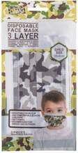 Näomask ja respiraator Trendy Camo, 3 tk