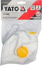 Respiraator klapiga Yato YT-7488 3 tk