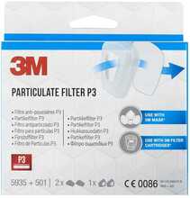 Peenosakeste filter 3M T5935K koos hoidikuga
