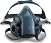 Poolmask 3M 7501 S silikoon, sinine/hall, väike