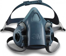 Poolmask 3M 7501 S silikoon, sinine/hall, väike