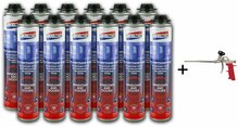 Montaaživahu komplekt Polynor Windows & Doors, 650 g, 12 tk, püstoliga AS