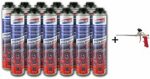 Paigaldusvahtude komplekt Polynor Mega 70 All Season, 850 ml, 12 tk, püstoliga AS