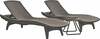 Lamamistool Keter Pacific, 197 x 75 x 45 cm, pruun