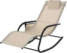 Kiikuv aiatool Outsunny 150 x 62 x 88 cm, beež