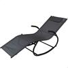 Lamamistool Aktive AKTIVE-LOUNGE TEXTILENE, 172 x 75 x 53 cm, must