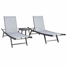 Lamamistoolide komplekt Home4you Ario, hall, 2-kohaline