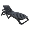 Lamamistool Progarden Scirocco, 187 x 71 x 44.5 cm, antratsiit