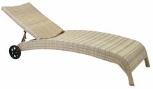 Lamamistool Home4you Wicker 73 x 196 x 99 cm, beež
