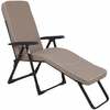 Lamamistool Patio Modena H024-04PB, 142 x 59 x 105 cm, antratsiit/beež