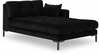 Lamamisdiivan Micadoni Home Mamaia Velvet Chaise Longue Right, must