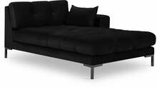 Lamamisdiivan Micadoni Home Mamaia Velvet Chaise Longue Right, must