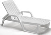 Lamamistool Bica Zanzibar, 190 x 71 x 46 cm, valge