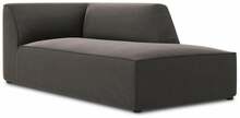 Diivan Micadoni Home Ruby Velvet Chaise Longue, tumehall, parem