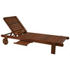 Lamamistool Home4you Malay, 196 x 61 x 80 cm, pruun