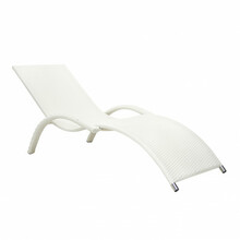 Lamamistool Garden4you Meridian, 180 x 75 x 73 cm, valge
