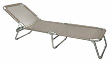 Välivoodi Home4you Trip, 191 x 57 x 28 cm, hall/beež