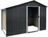 Metallist aiamaja kuuriga, 5,77 m2, 312 x 185 x 212 cm, antratsiit