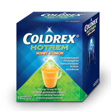 Coldrex HotRem Honey & Lemon pulber suukaudse lahuse valmistamiseks, N10
