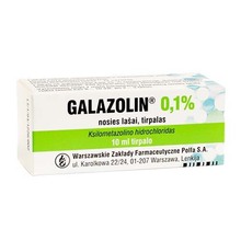 Galazolin 0.1 prots. ninatilgad, 10 ml
