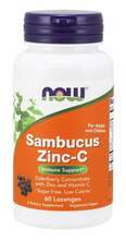NOW Foods Sambucus Zinc-C, 60 pastilli