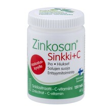 Hankintatukku Zinkosan, 120 tabletti