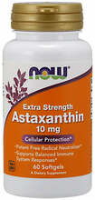 Now Foods astaksantiin, 10 mg, 60 kapslit