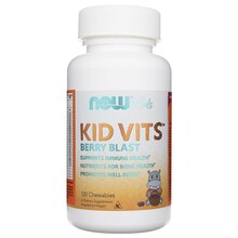 Now Foods Kid Vits Multi-Vitamin Berry Blast, 120 tabletti