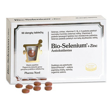 Bio-Selenium + Zinc kaetud tabletid, N90