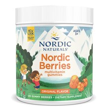 Nordic Naturals Nordic Berries multivitamiin, originaalmaitse, 120 kummikommi