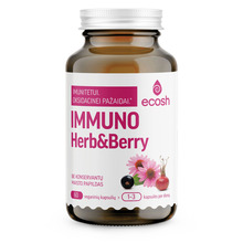 Ecosh Immuno Herb&Berry, 60 kapslit