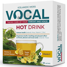 Vocal kuum jook, mee ja sidruni maitsega, 10 kotikest