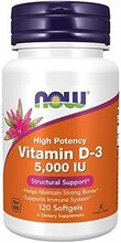 Now Foods D3-vitamiin 5000 IU, 120 kaps.