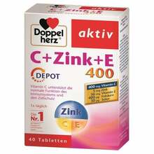 Doppelherz aktiv C+tsink+selen+E Depot, 40 tabletti
