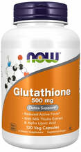 Now Foods Glutathione 500 mg, 120 kapslit