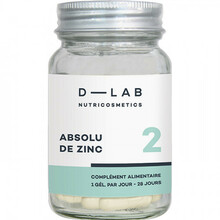 D-Lab Nutricosmetics Absolu de Zinc, 28 kaps.
