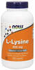 NOW Foods L-lüsiin 500 mg, 250 kapslit