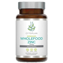 Cytoplan Wholefood Zinc tsink, 60 kapslit
