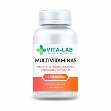 Vita-Lab Multivitamiin 12 koostisosaga, 90 tbl