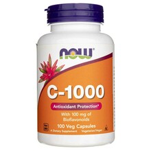 Now Foods C-vitamiin 1000 mg bioflavonoididega, 100 kapslit