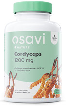 Cordyceps 1200 mg, 120 vegankapslit, Osavi