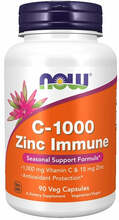 NOW Foods C-1000 tsink immuunsuse tugevdamiseks, 90 kapslit