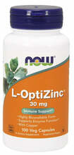 Now Foods L-OptiZinc 30 mg, 100 kapslit