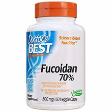 Doctor's Best Fucoidan 70 prots. fukoidaani ekstrakt, 300 mg, 60 kapslit