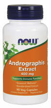 Now Foods Andrographis ekstrakt 400 mg, 90 kapslit