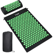 Akupressuuri matt Thoms Green Relax, 63,5 x 39 cm, roheline