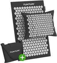 Akupressuuri matt ja padi Tunturi Pro Acupressure Mat And Pillow, must