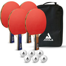 Lauatennise komplekt Joola Family Advanced, 4 reketit, 6 palli