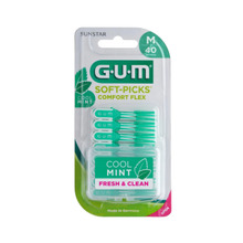 G.U.M. hambavaheharjad Soft Picks Comfort Flex, piparmündiga, 40 tk