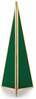 Ehetehoidja AmeliaHome AH FIR BOTTLEGREEN, 10x25 cm, kuldne/roheline